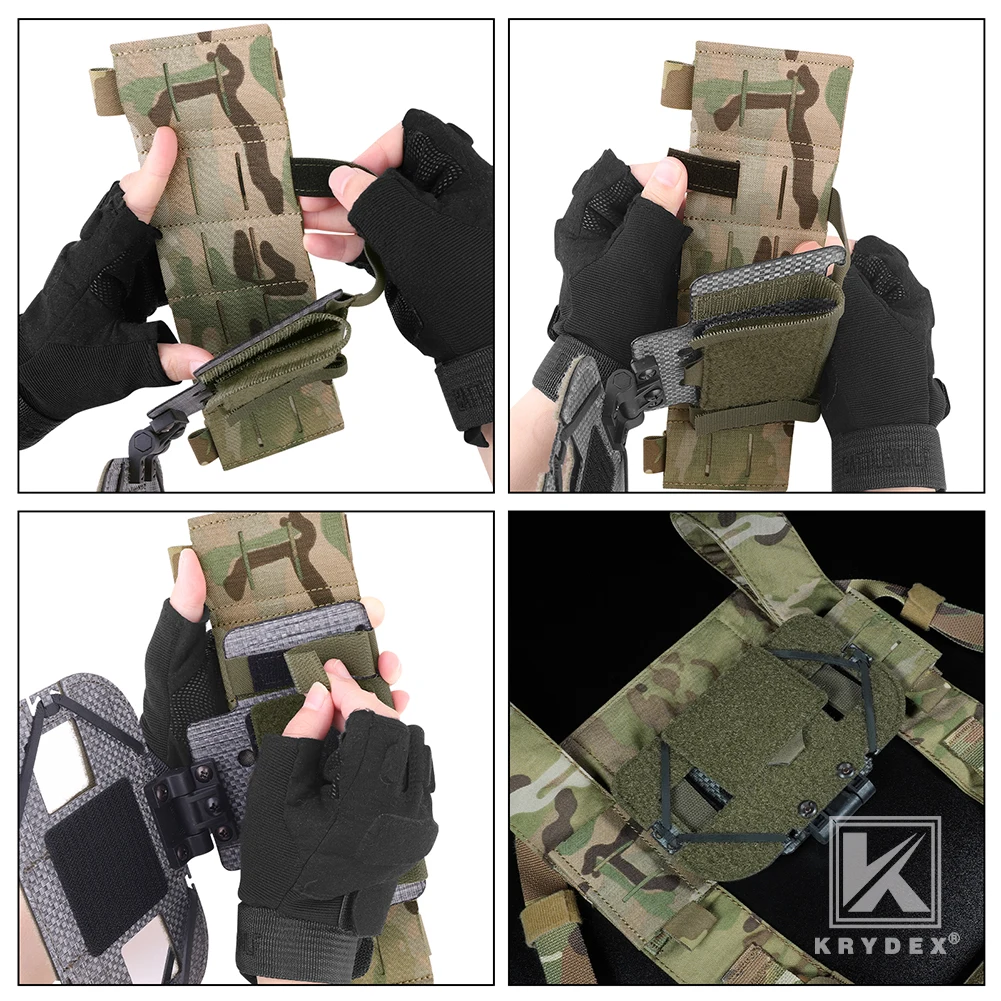 Krydex D3CR pechera táctica MOLLE modular para carga frontal - imagen 5