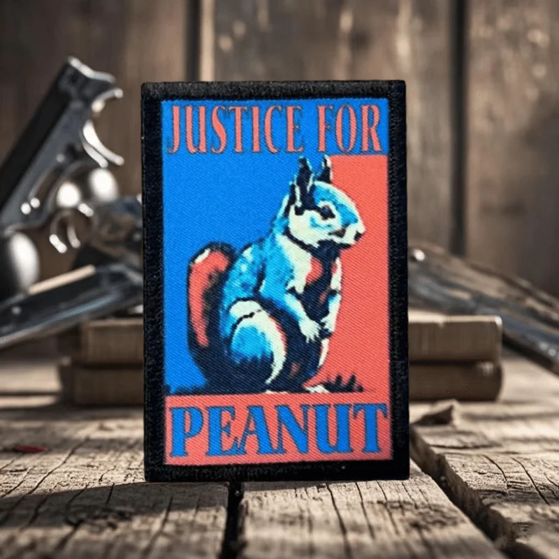 Parche bordado táctico Morale Peanut – Ardilla táctica - imagen 3