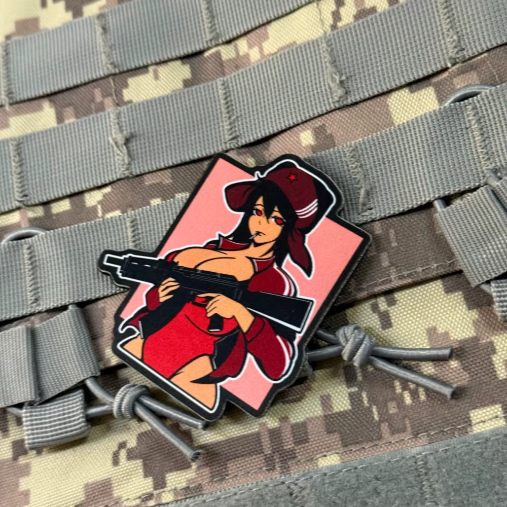 Parche táctico de moral insignia anime chica para coser o planchar - imagen 5