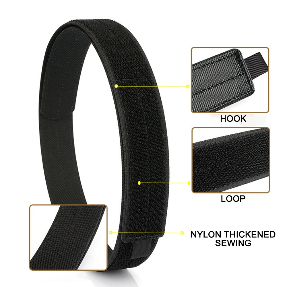 Cinturón táctico de nylon interior con gancho ajustable para airsoft - imagen 2