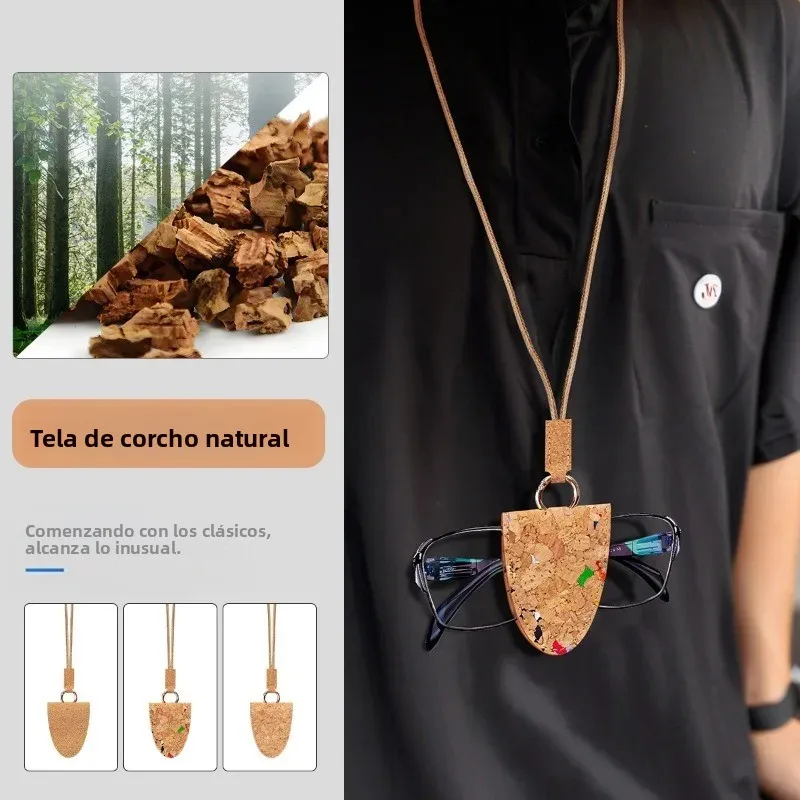 Clip magnético para gafas solares con correa de corcho firme - imagen 5