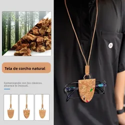 Sujeción Magnética Gafas Táctico con Correa Corcho