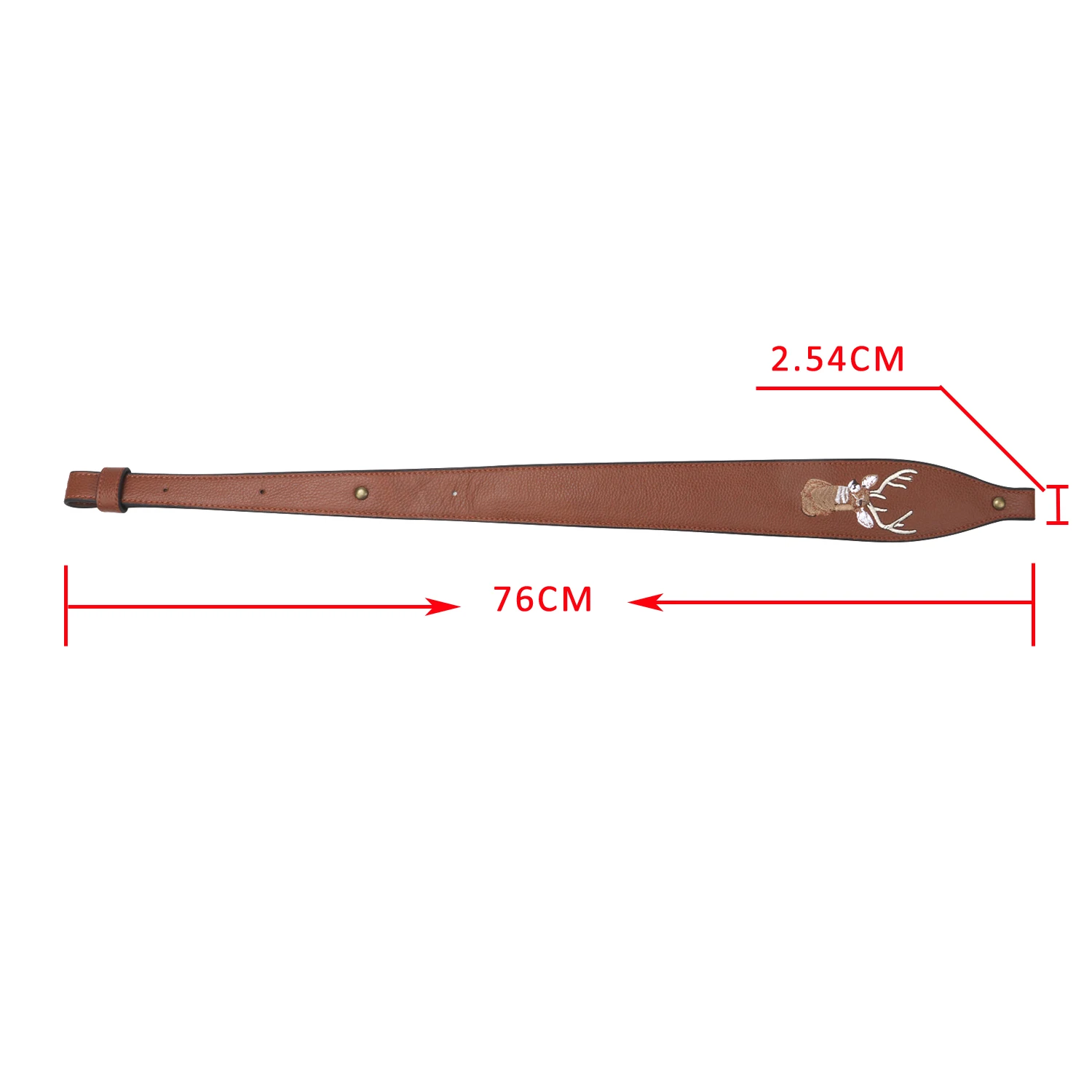 Tourbon correa táctica rifle de cuero genuino tiro ajustable marrón