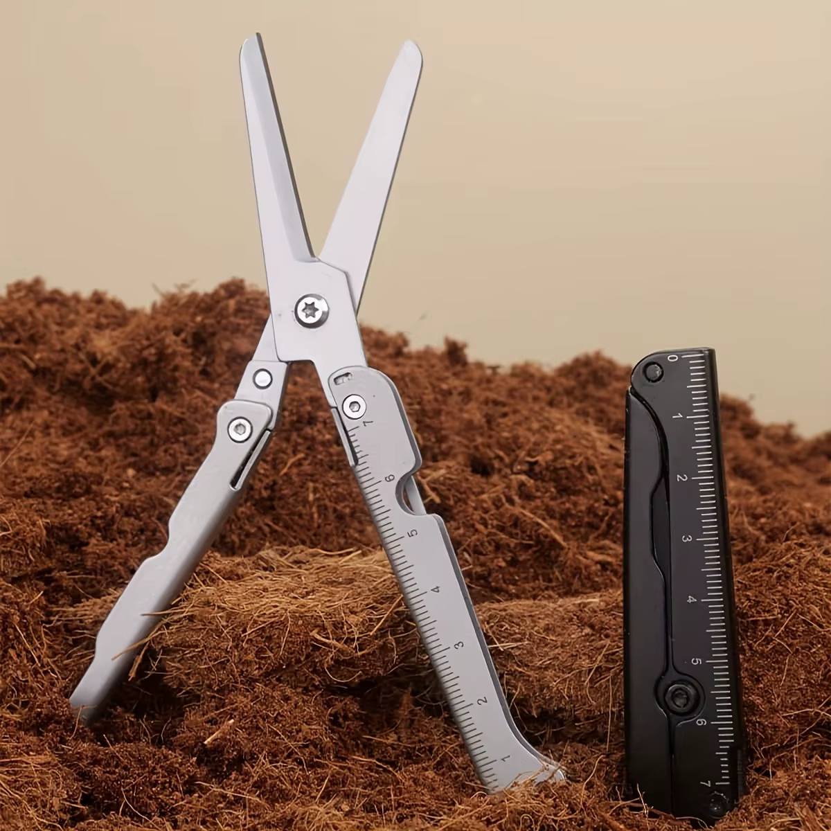 Tijeras tácticas plegables MOLLE – Supervivencia y outdoor - imagen 4