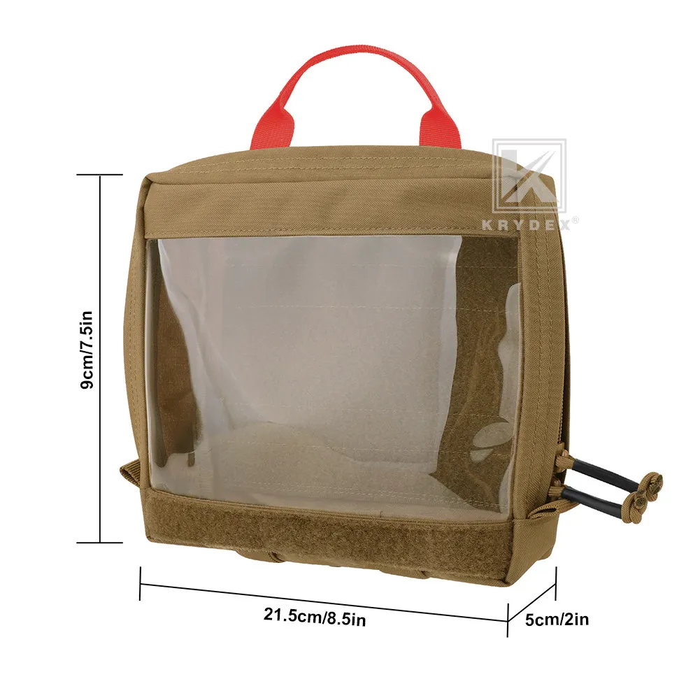 Mochila táctica D3 con bolsa transparente e inserción médica - imagen 4