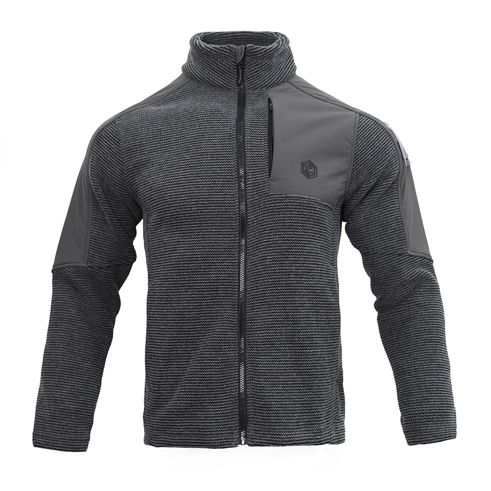 Emersongear chaqueta táctica polar gris forro cálido cortavientos - imagen 5