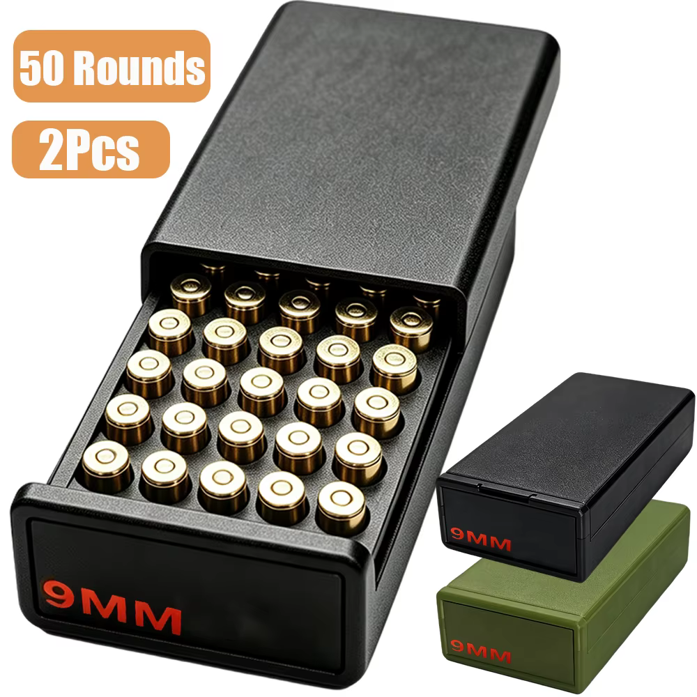 Estuche táctico para munición de 9 mm – Caja porta cartuchos - imagen 5