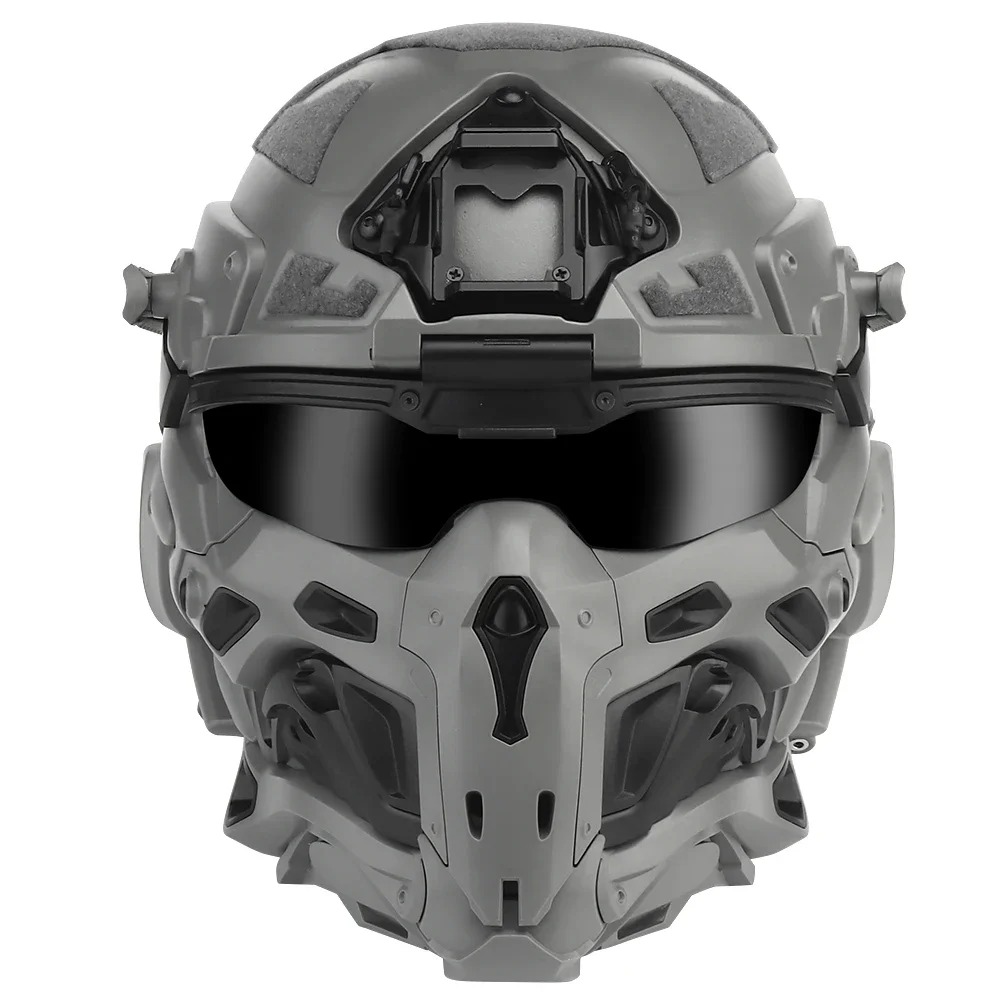 Casco táctico W-Ronin Assault FAST con auriculares COM y máscara - imagen 2