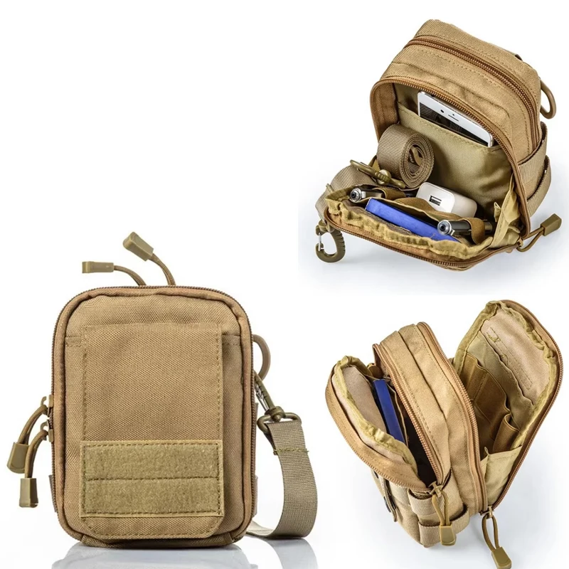 Funda táctica teléfono MOLLE EDC con bloqueo para tarjetas - imagen 4
