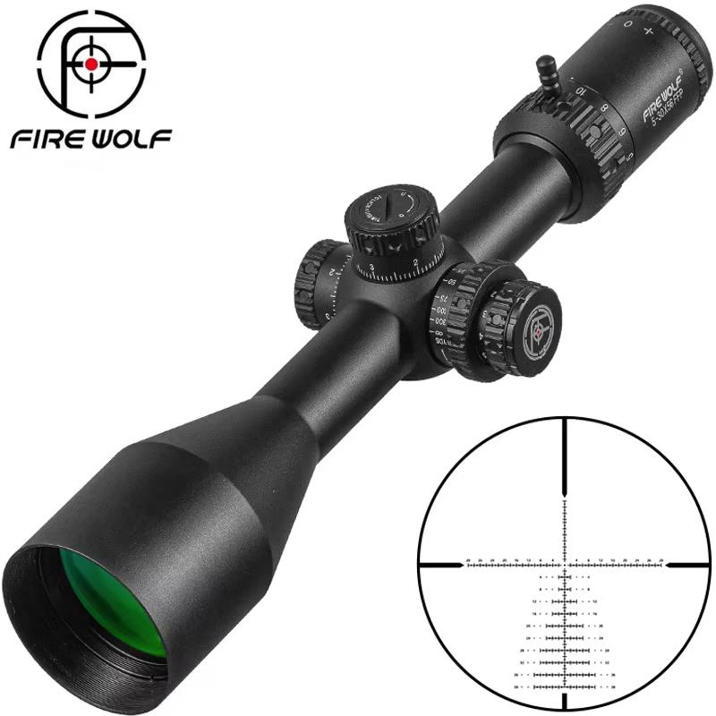 Fire Wolf 5-30×56 FFP – Mira telescópica táctica con iluminación - imagen 2
