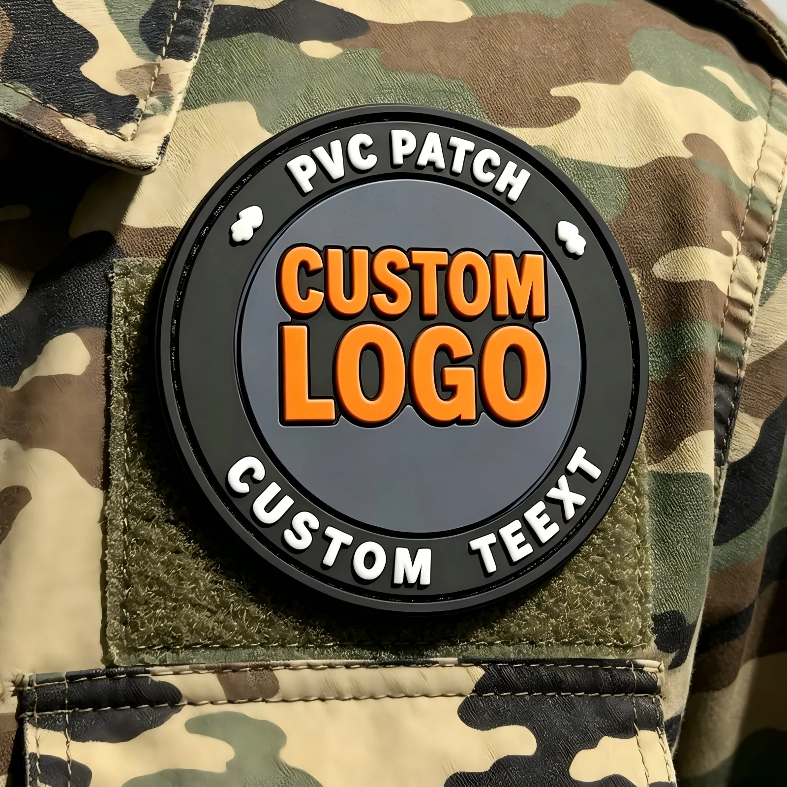 Parche táctico PVC velcro gancho-bucle para ropa, bolso, sombrero - imagen 5