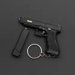 Llavero táctico de pistola miniatura coleccionable para regalo
