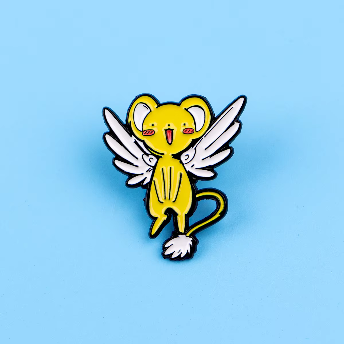 Pin esmaltado de gato para mujer, solapa metálica