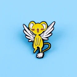 Pin esmaltado de gato para mujer, solapa metálica