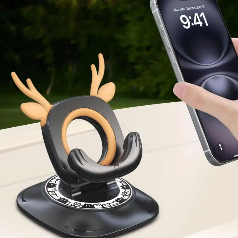 Soporte para teléfono coche giratorio 360° silicona antideslizante - imagen 4
