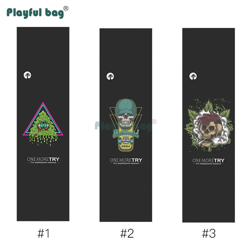 Pegatina de lija negra mate aplicada en tabla