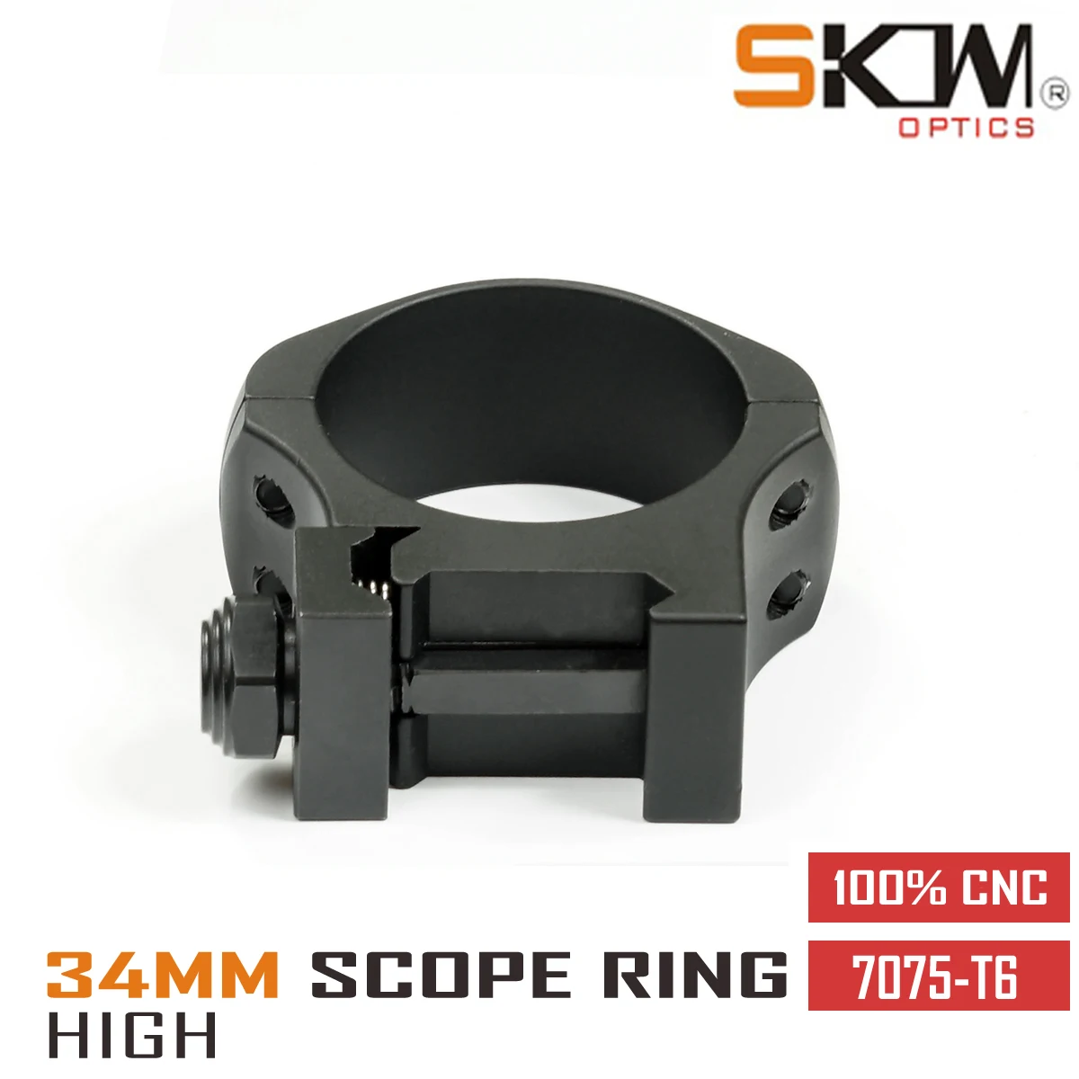 SKWOPTICS anillas para mira telescópica Picatinny CNC - imagen 2