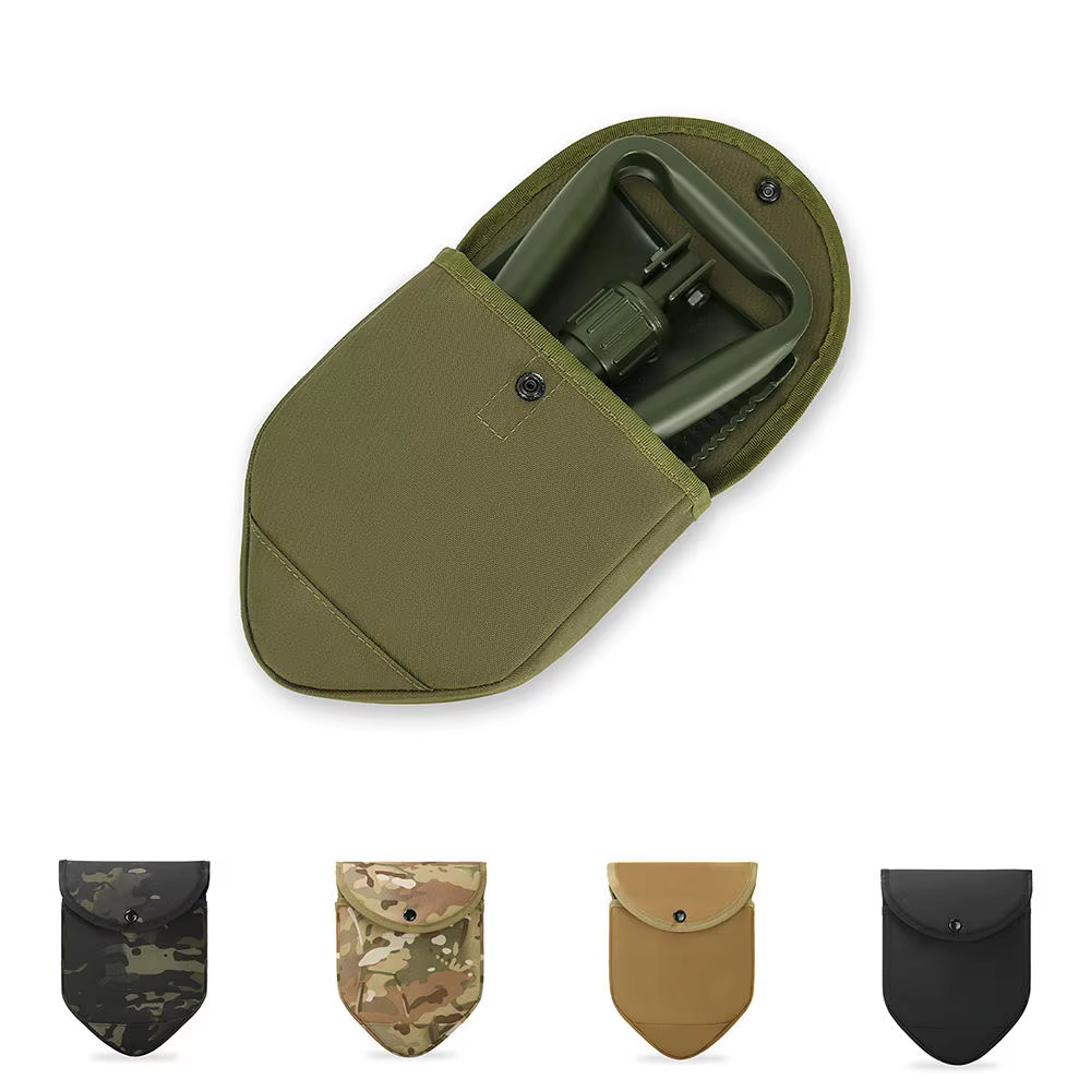Funda táctica MOLLE para pala plegable de nailon: caza y trekking - imagen 2