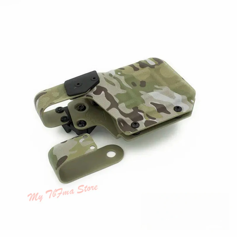 Funda táctica Kydex liberación rápida con cierre pulgar MOLLE