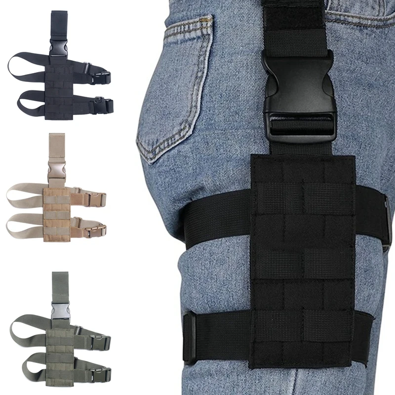 Funda táctica pierna caída universal – Plataforma MOLLE para pistola - imagen 2