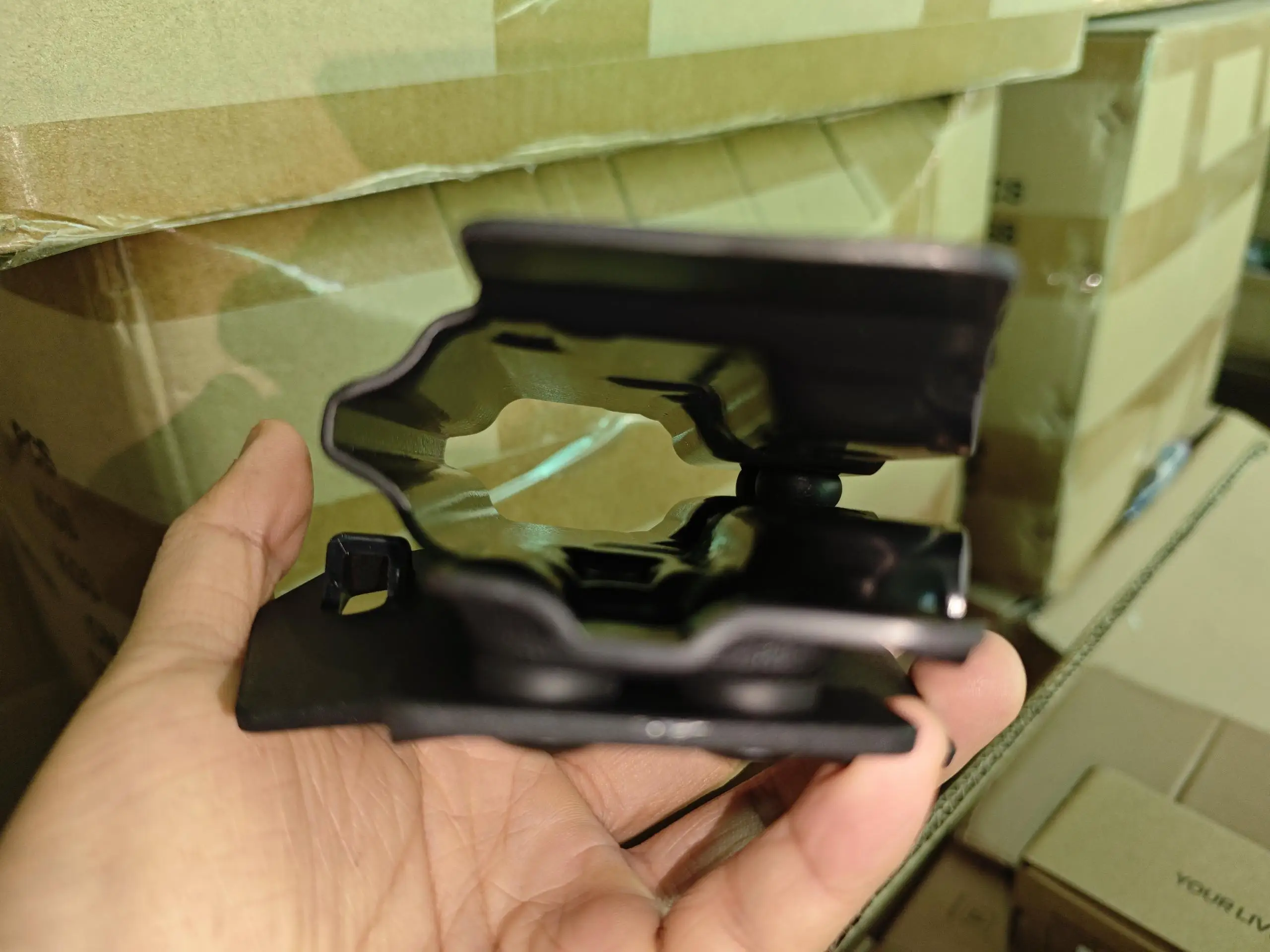 Acabado y textura del material Kydex