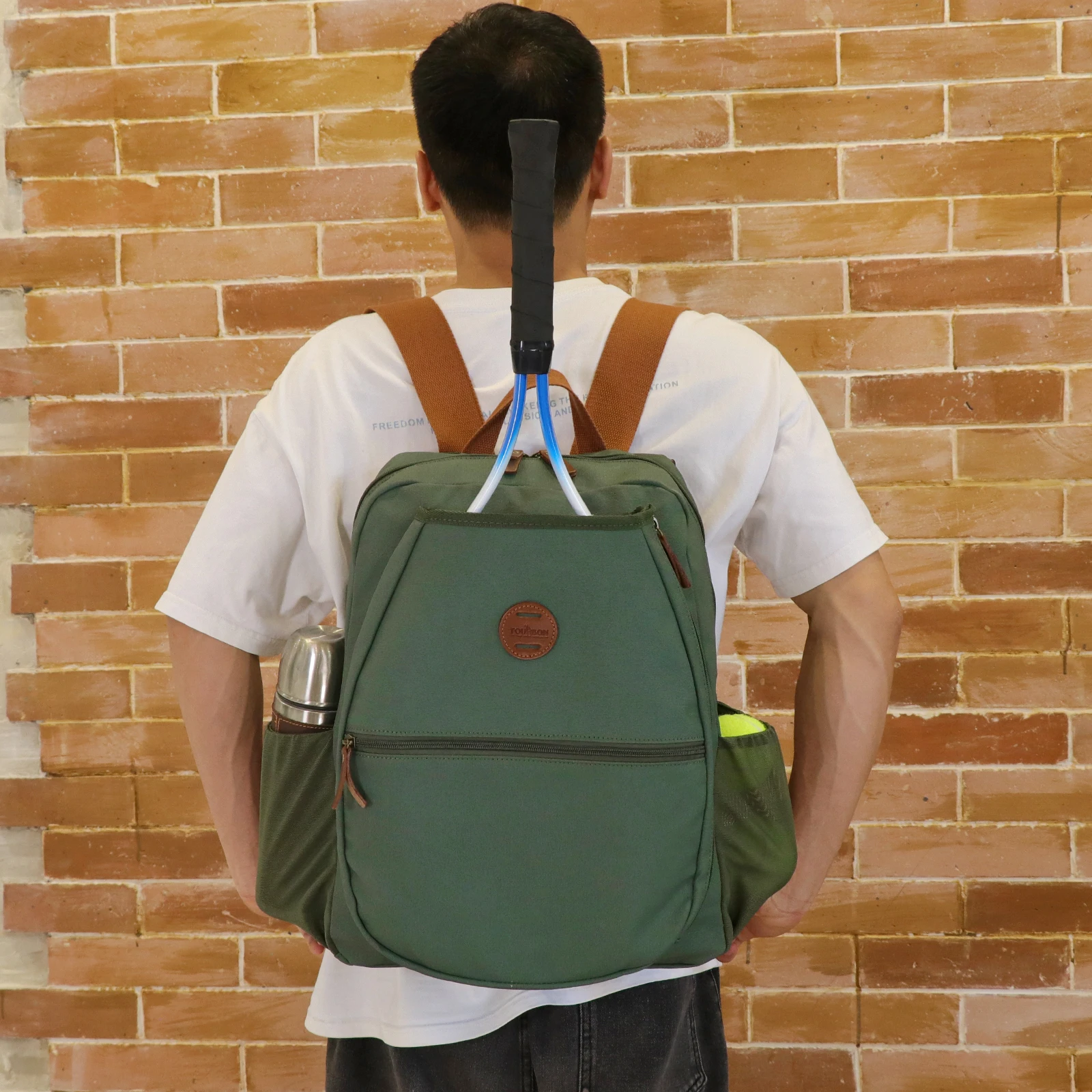 Tourbon Bolsa de Lona Multifuncional para Bicicleta y Raquetas - imagen 4
