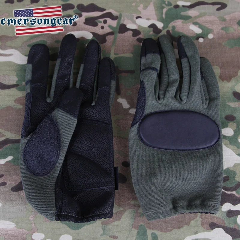 Emersongear Guantes tácticos de tiro en cuero con dedos completos