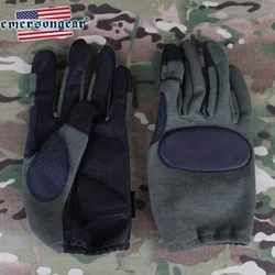 Emersongear Guantes tácticos de tiro en cuero con dedos completos