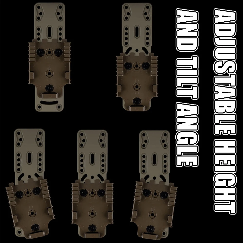 Adaptador holster drop leg QLS para arnés modular con correa de muslo
