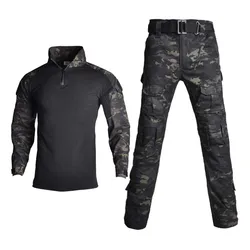 Conjunto táctico outdoor multicolor resistente para hombre
