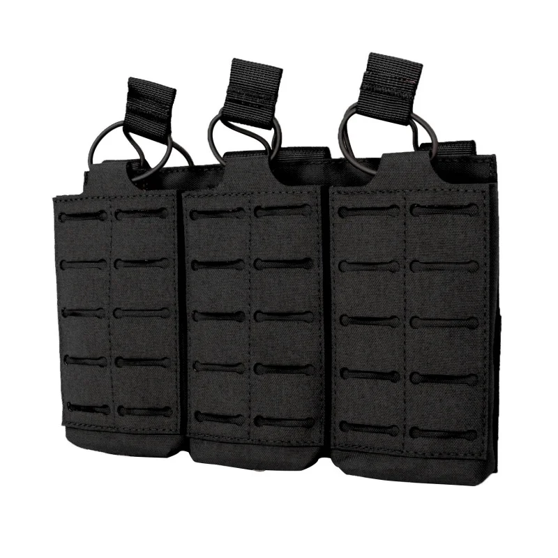 Bolsa táctica para cargadores rifle con corte láser MOLLE compacta - imagen 2