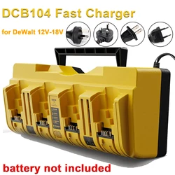 Cargador rápido DeWalt DCB104 para baterías iones de litio MAX Flex