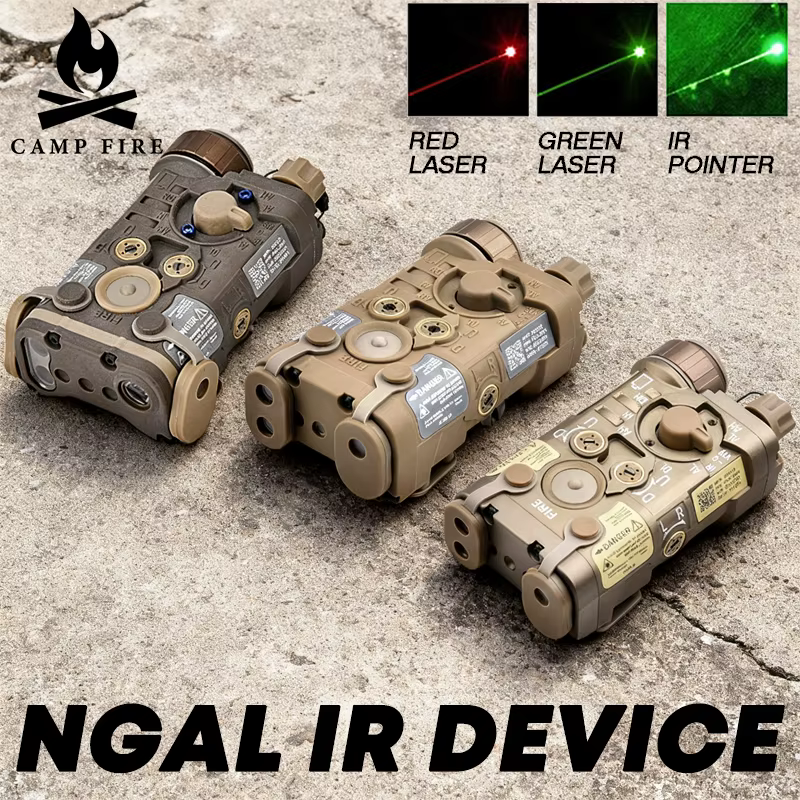 NGAL L3 2025 linterna táctica láser con luz roja verde azul e IR