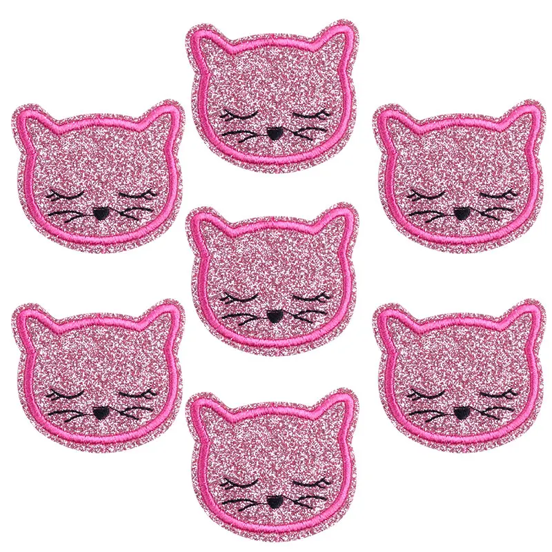 Parches bordados para ropa - gatos para planchar, apliques sombreros - imagen 2