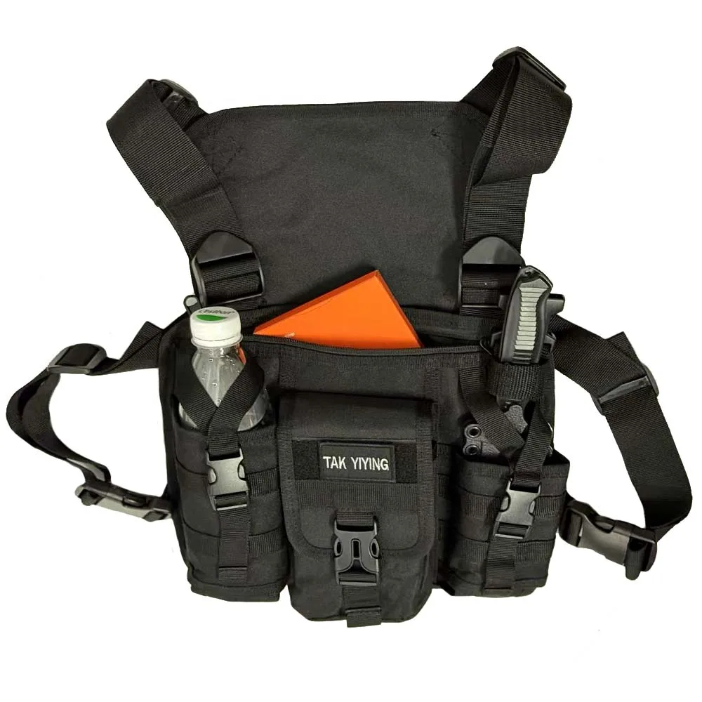 Pechera táctica MOLLE ligera para running y fotografía - imagen 4