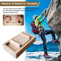 Entrenador de dedos y muñecas en madera para agarre escalada