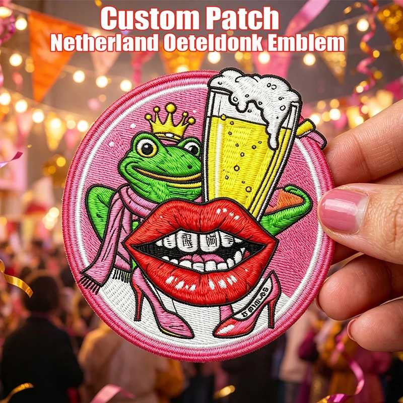 Parche bordado personalizado Oeteldonk para Carnaval - imagen 5