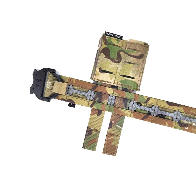 Cinturón táctico MOLLE Multicam de hebilla metálica para airsoft - imagen 4