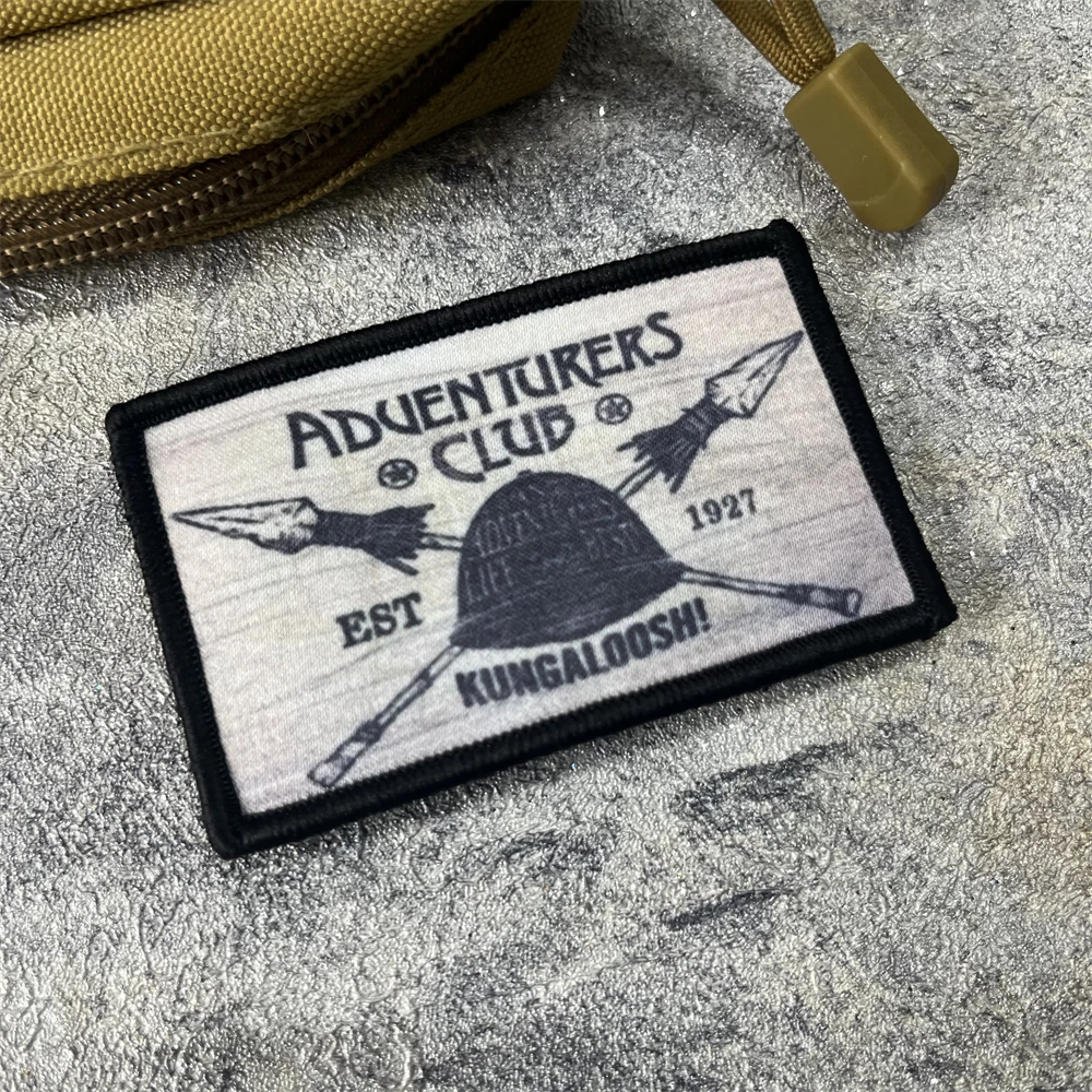 Parche táctico Kungaloosh – Club Aventureros para mochila y uniforme - imagen 5