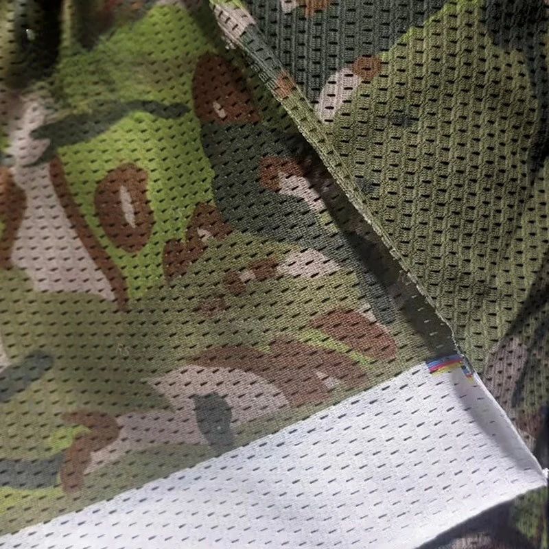 Tela de camuflaje táctica malla ligera AOR2 transpirable resistente