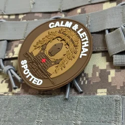 Parche táctico 3D PVC CALM & LETHAL Beaver con velcro