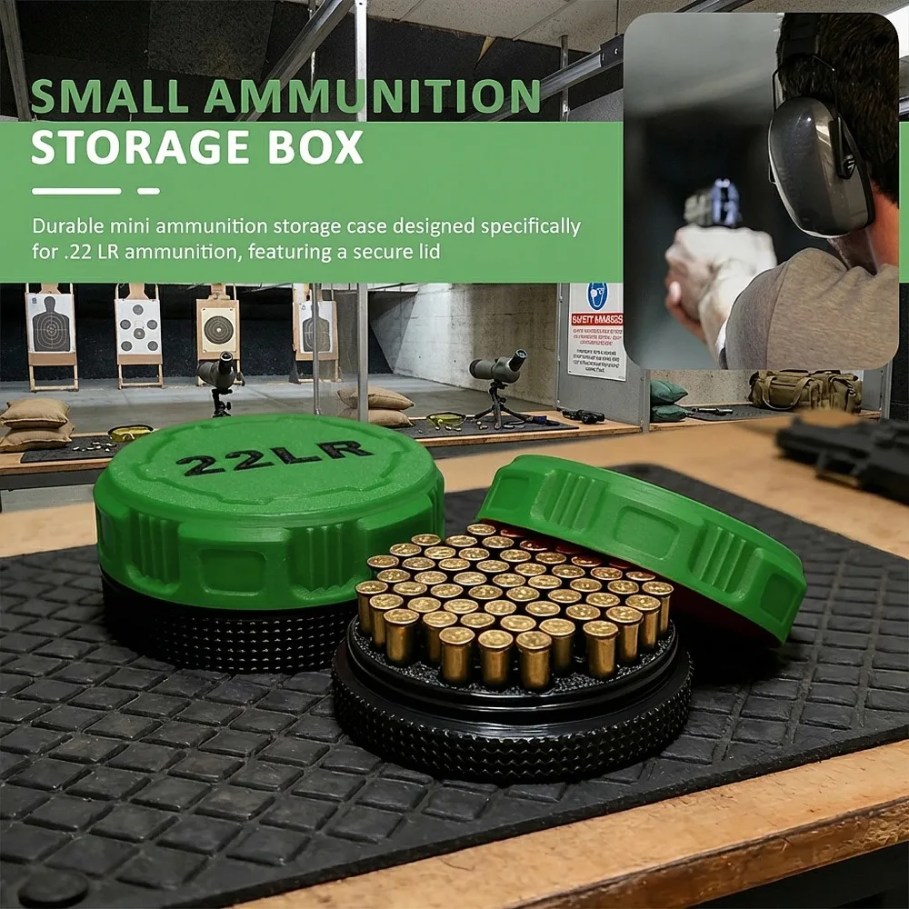 Estuche portamunición .22LR resistente con cierre de seguridad - imagen 3