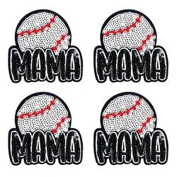 Parche termoadhesivo lentejuelas béisbol y baloncesto marco lazo