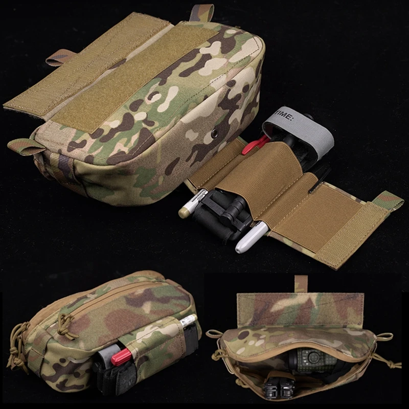 Bolsa táctica para torniquete y accesorios médicos tipo riñonera
