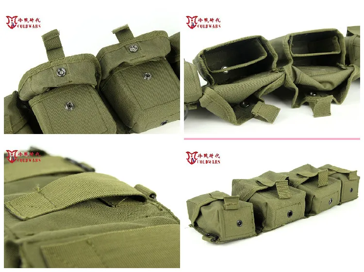 Accesorios para chaleco táctico MOLLE camuflaje ruso entrenamiento - imagen 3