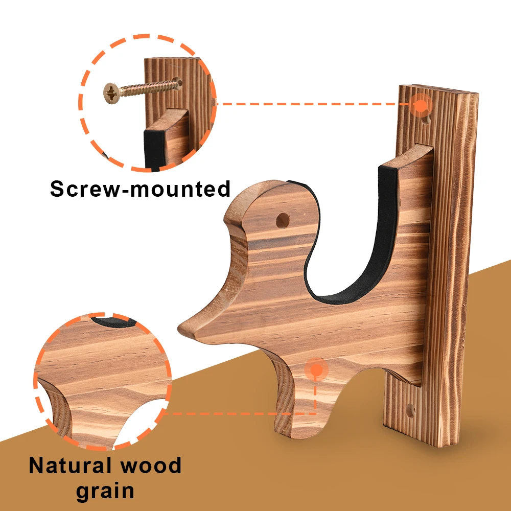 Soporte de pared para rifles y escopetas con ganchos acolchados - imagen 4