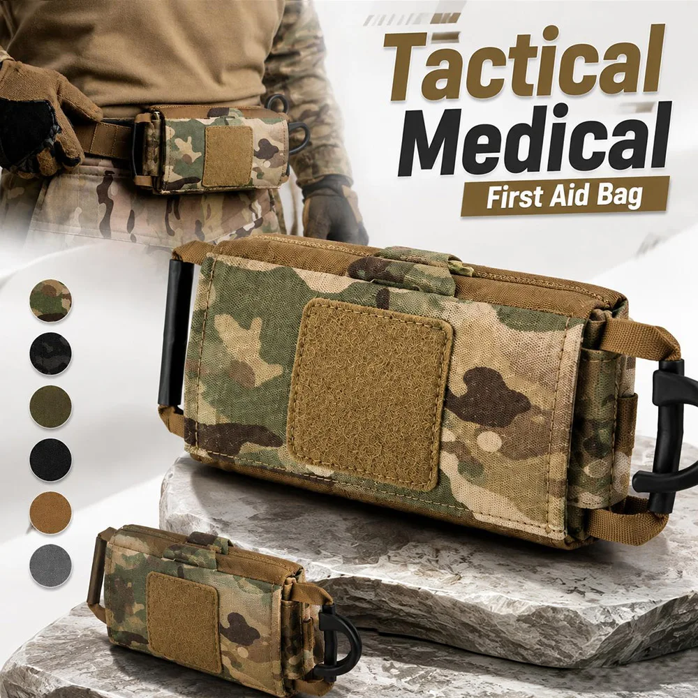Bolsa IFAK táctica MOLLE de acceso rápido para primeros auxilios - imagen 4