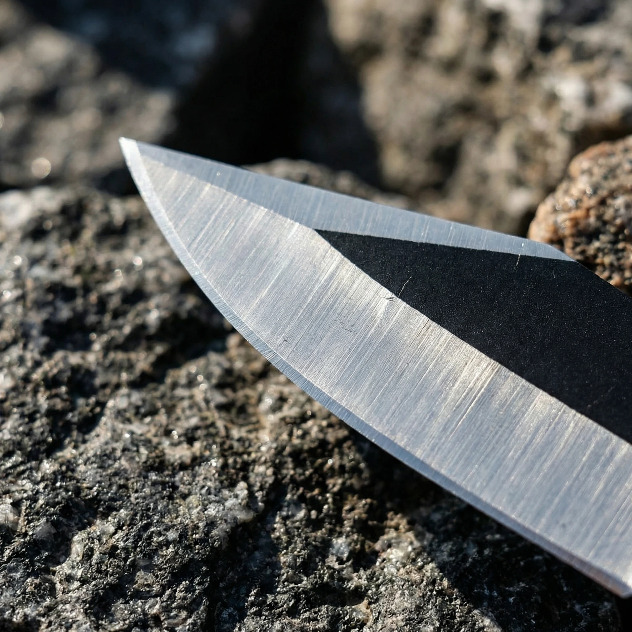 Cuchillo fijo de acero alta calidad para exteriores y emergencia - imagen 5