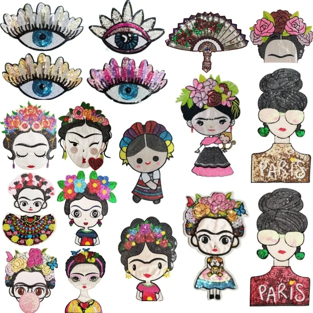 Parche táctico decorativo con lentejuelas mexicano – Termoadhesivo - imagen 2