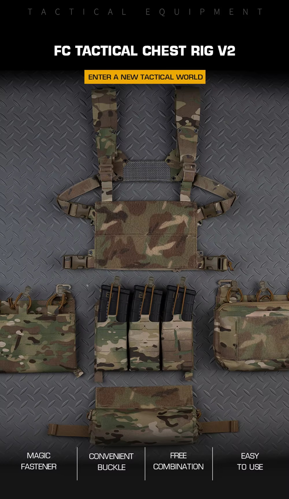 Vista frontal del Mini Chesty Rig V2.0